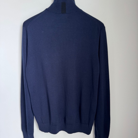 NWT Men’s Navy Club Monaco 100% Merino Long Sleeve Turtleneck Sweater SZ XL - Picture 4 of 6